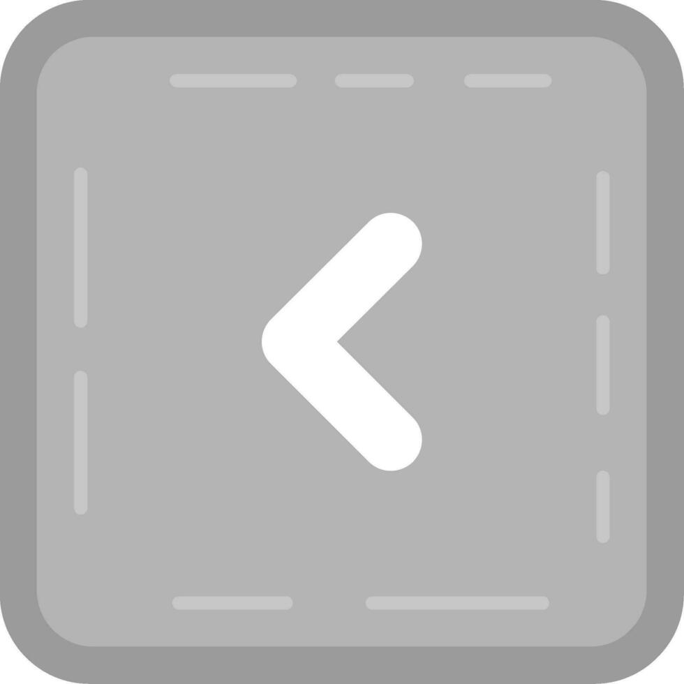 Chevron Grey scale Icon vector