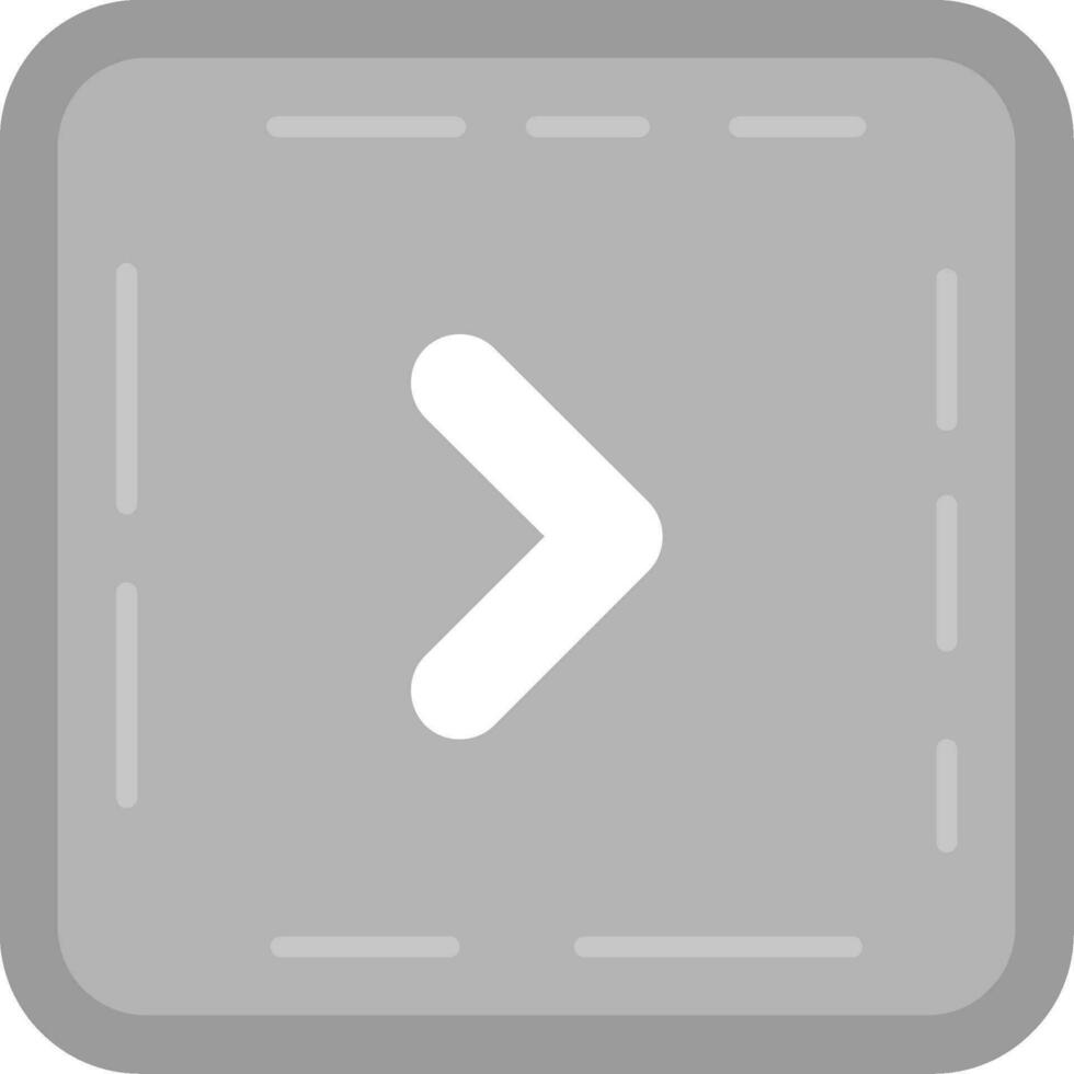 Chevron Grey scale Icon vector