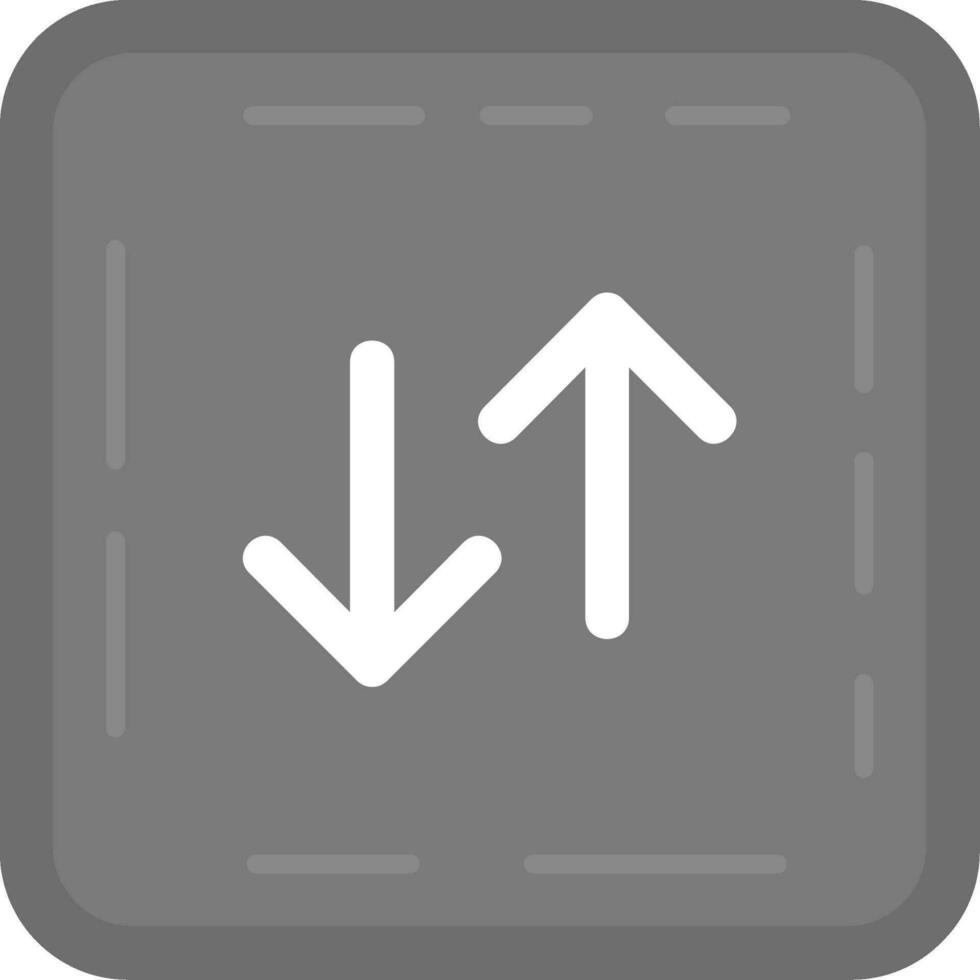 Swap Grey scale Icon vector