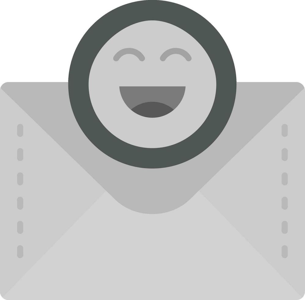 emoji gris escala icono vector