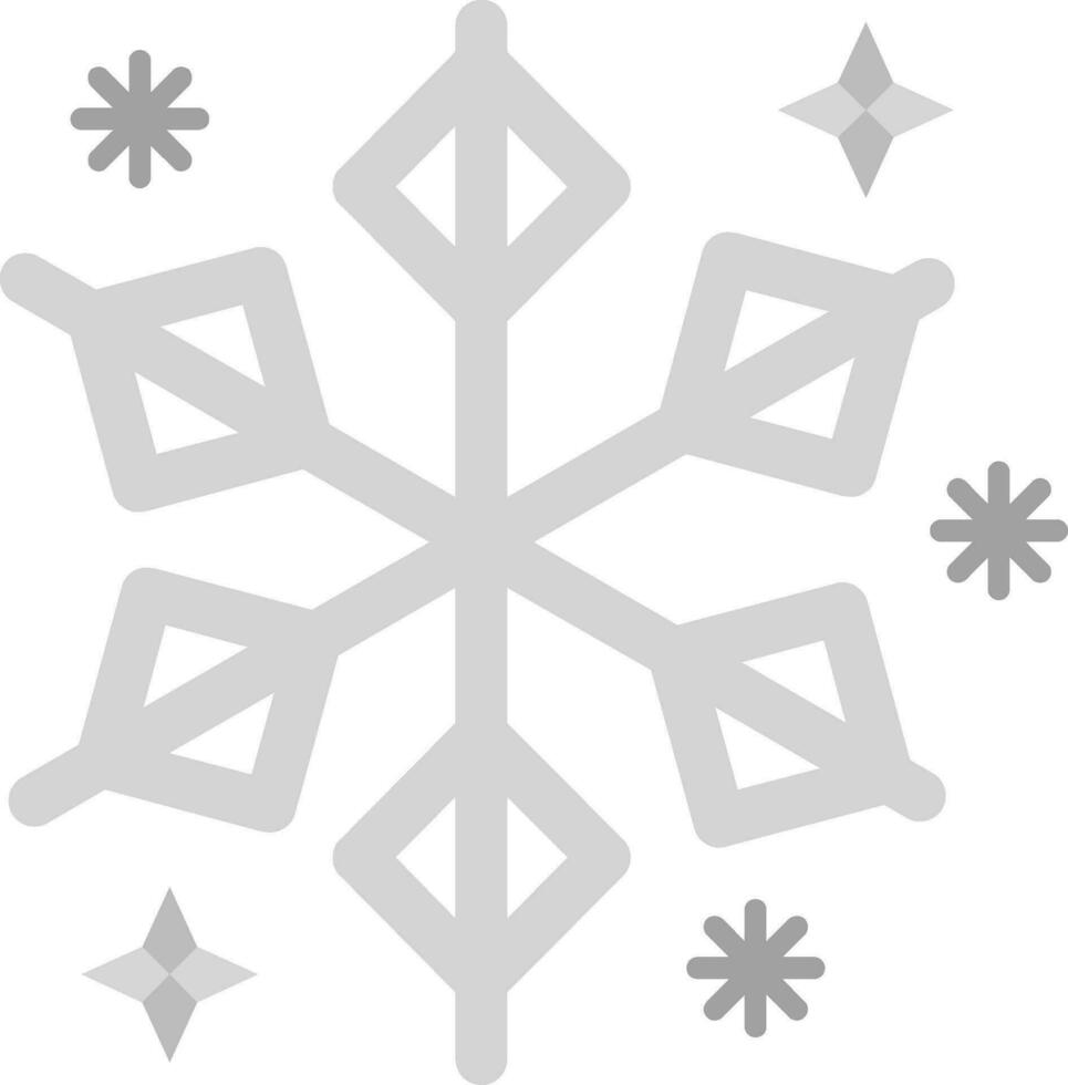 Winter Grey scale Icon vector