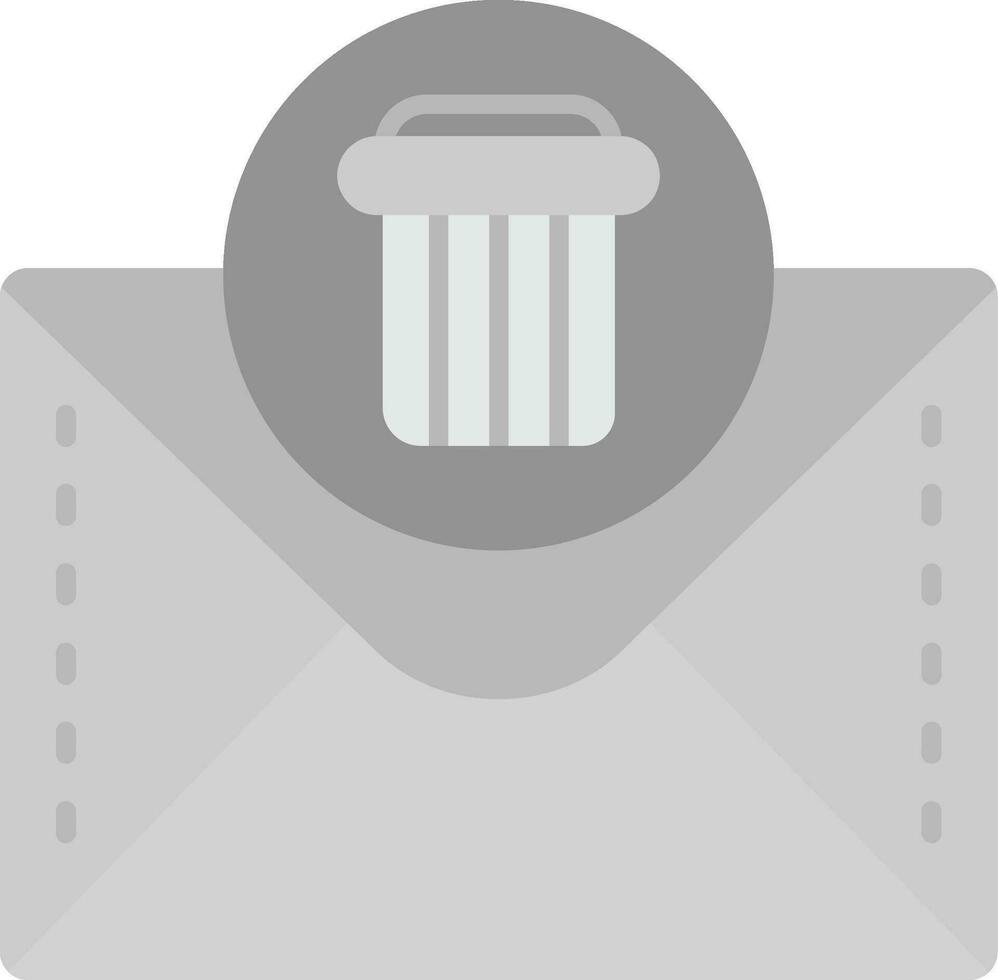 Dustbin Grey scale Icon vector