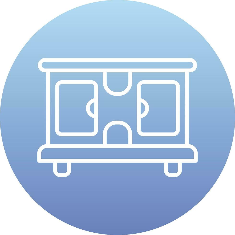 Tv Stand Vector Icon