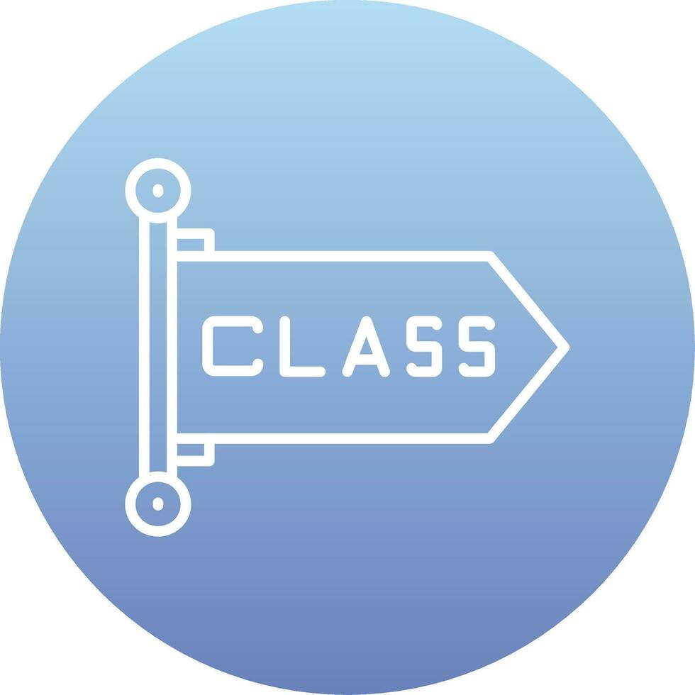 icono de vector de clase