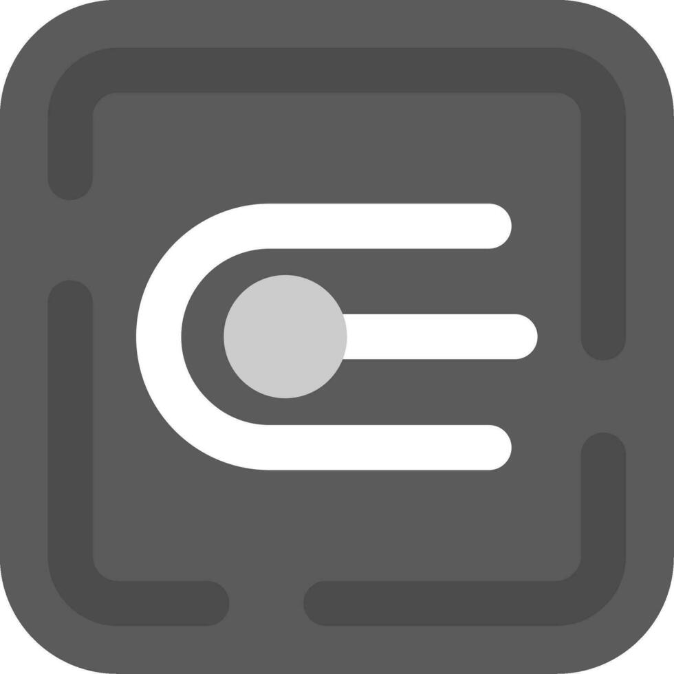 Endpoint Grey scale Icon vector