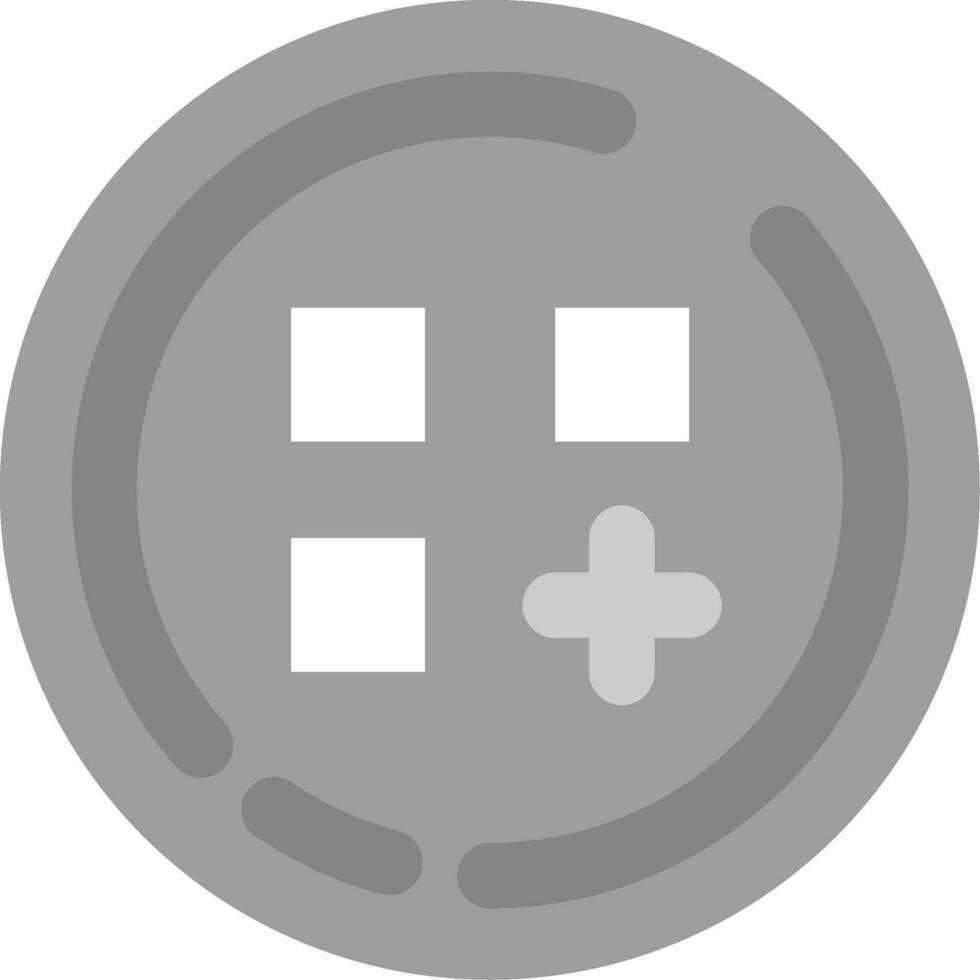 Menu Grey scale Icon vector
