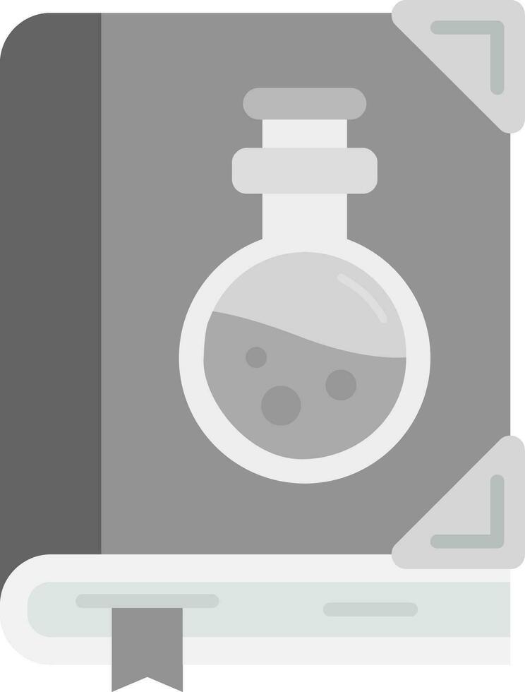 Sciene book Grey scale Icon vector