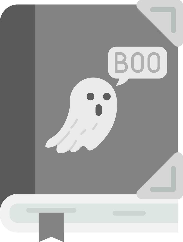 Spooky Grey scale Icon vector