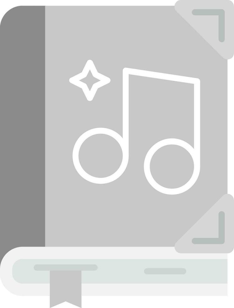 Music Grey scale Icon vector