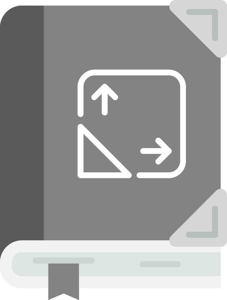 Trigonometry Grey scale Icon vector