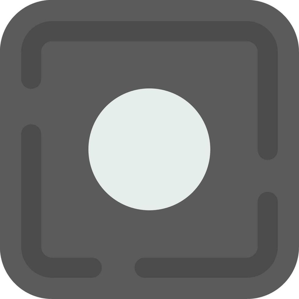 Dot Grey scale Icon vector