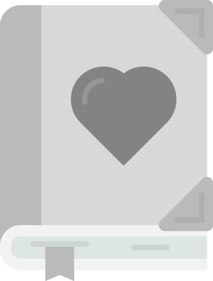 amor gris escala icono vector