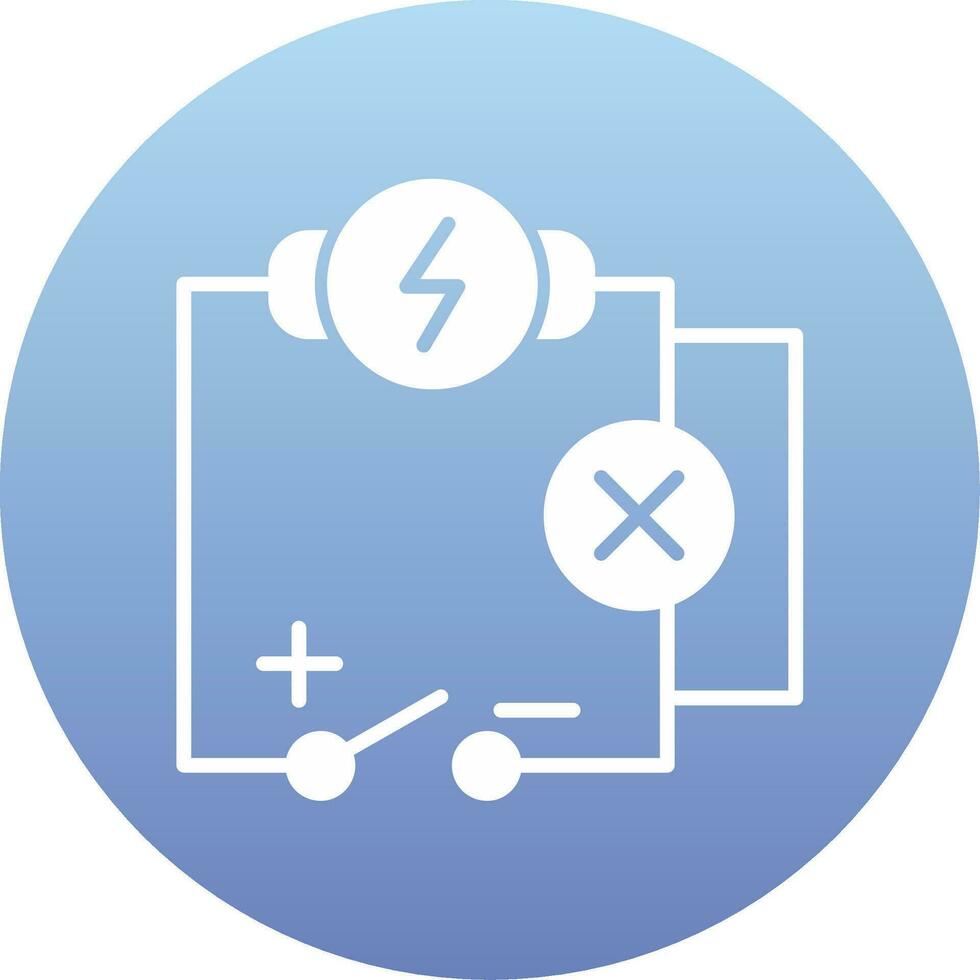 icono de vector de circuito eléctrico