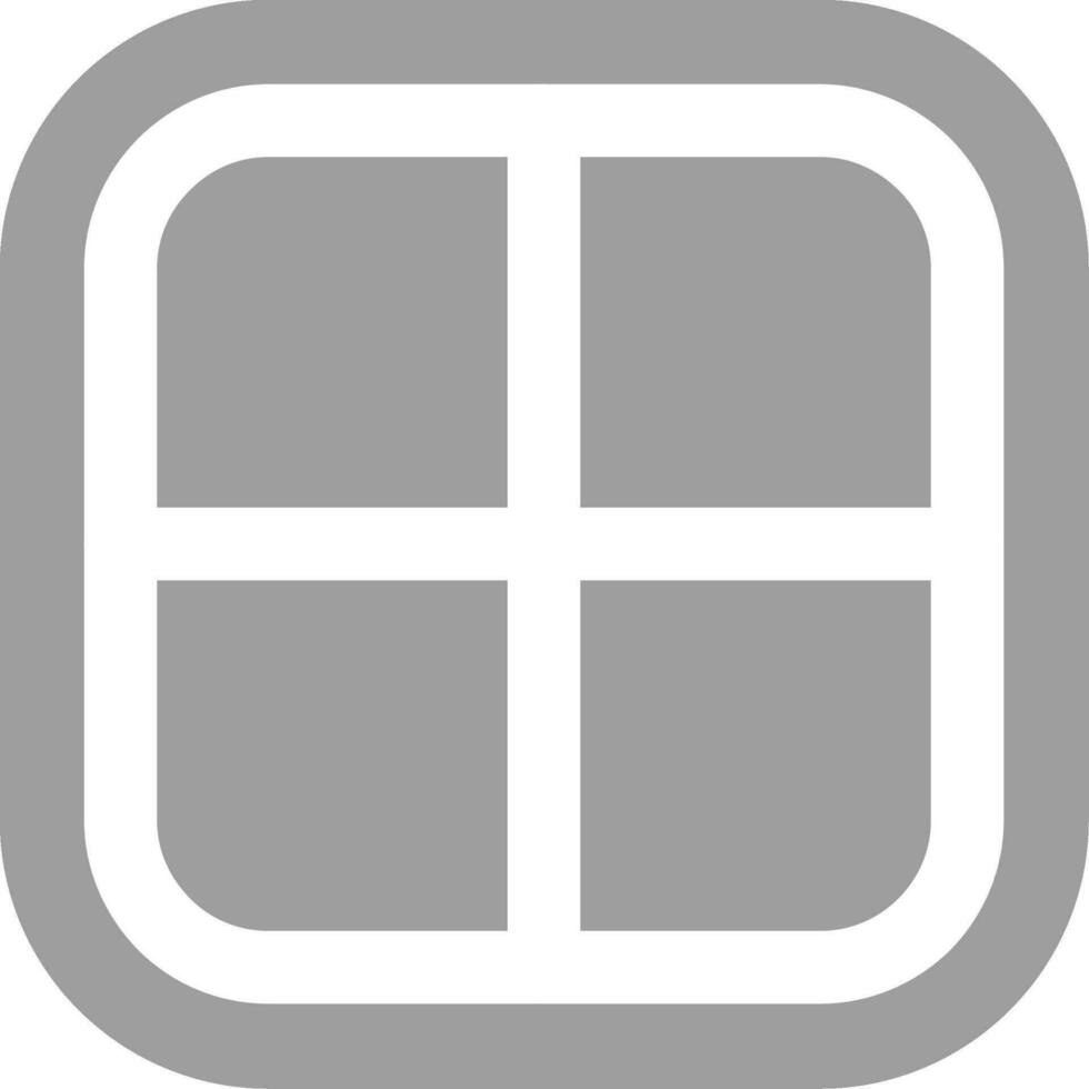 Layout Grey scale Icon vector