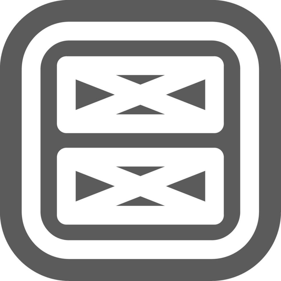 Layout Grey scale Icon vector