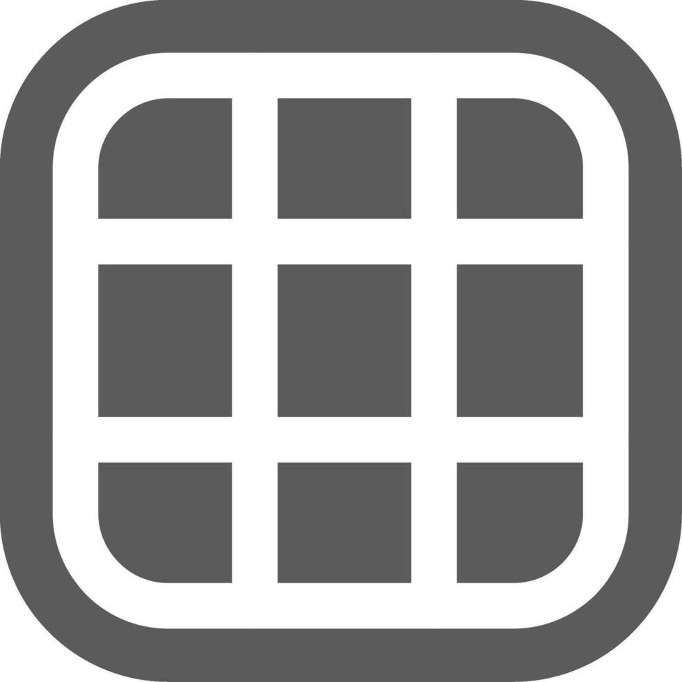 Layout Grey scale Icon vector