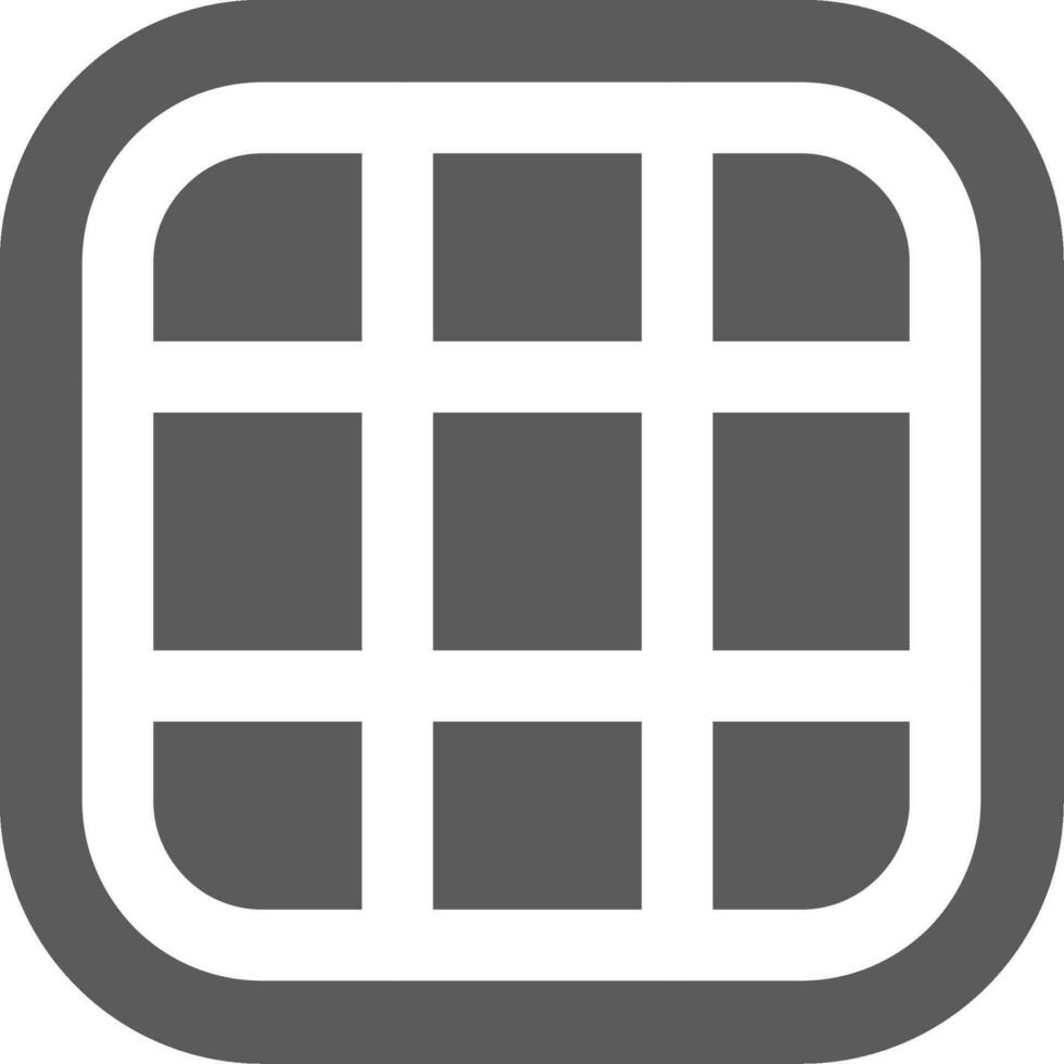 Layout Grey scale Icon vector