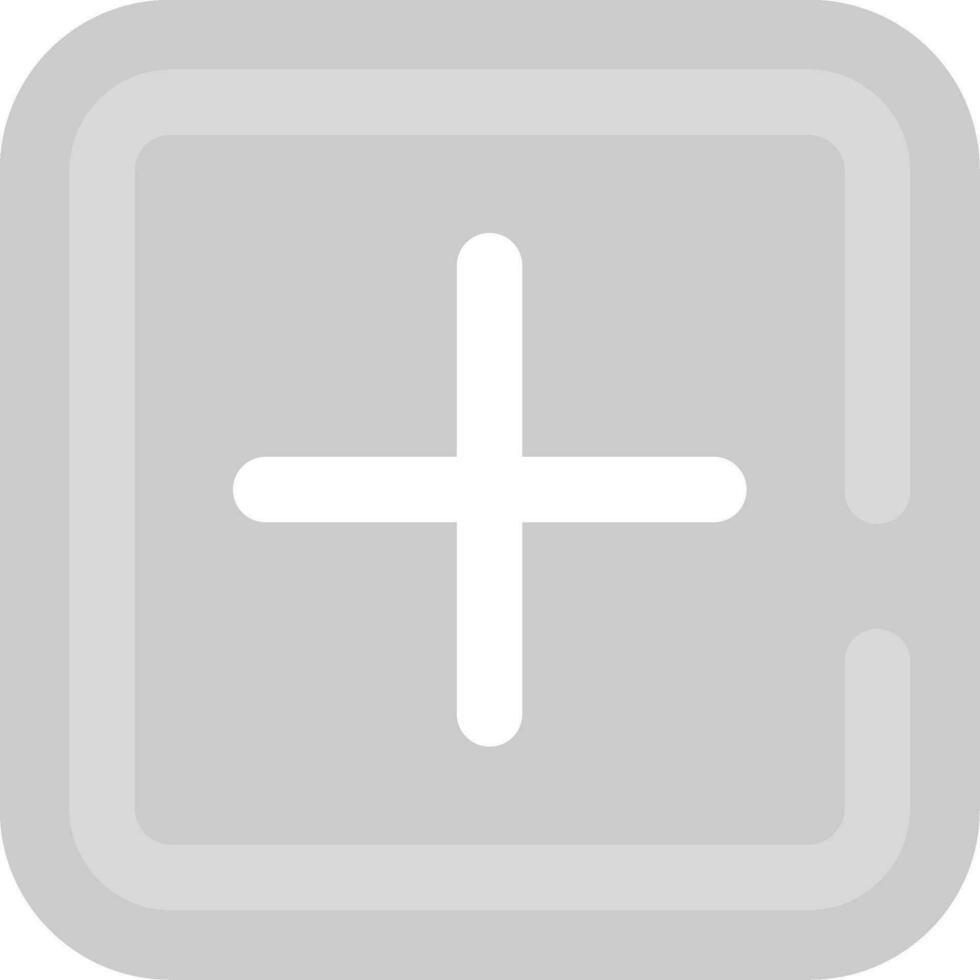 Add Grey scale Icon vector