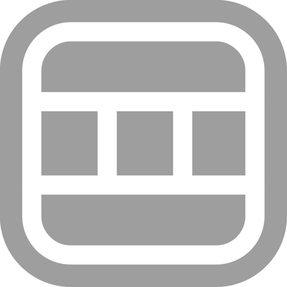 Layout Grey scale Icon vector