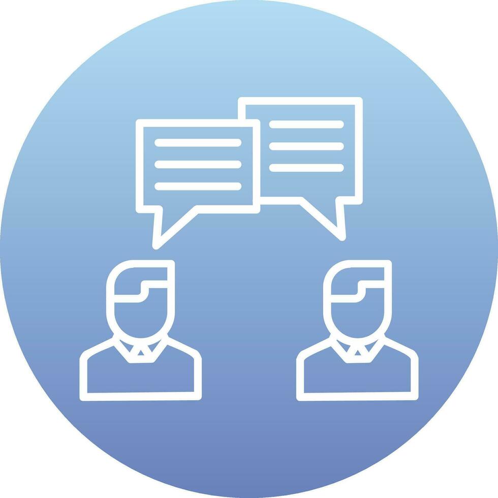 Conversation Vector Icon