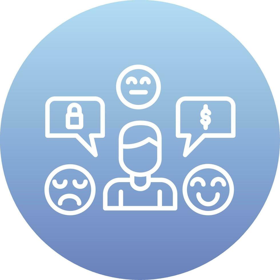 Customer Behavior Vector Icon