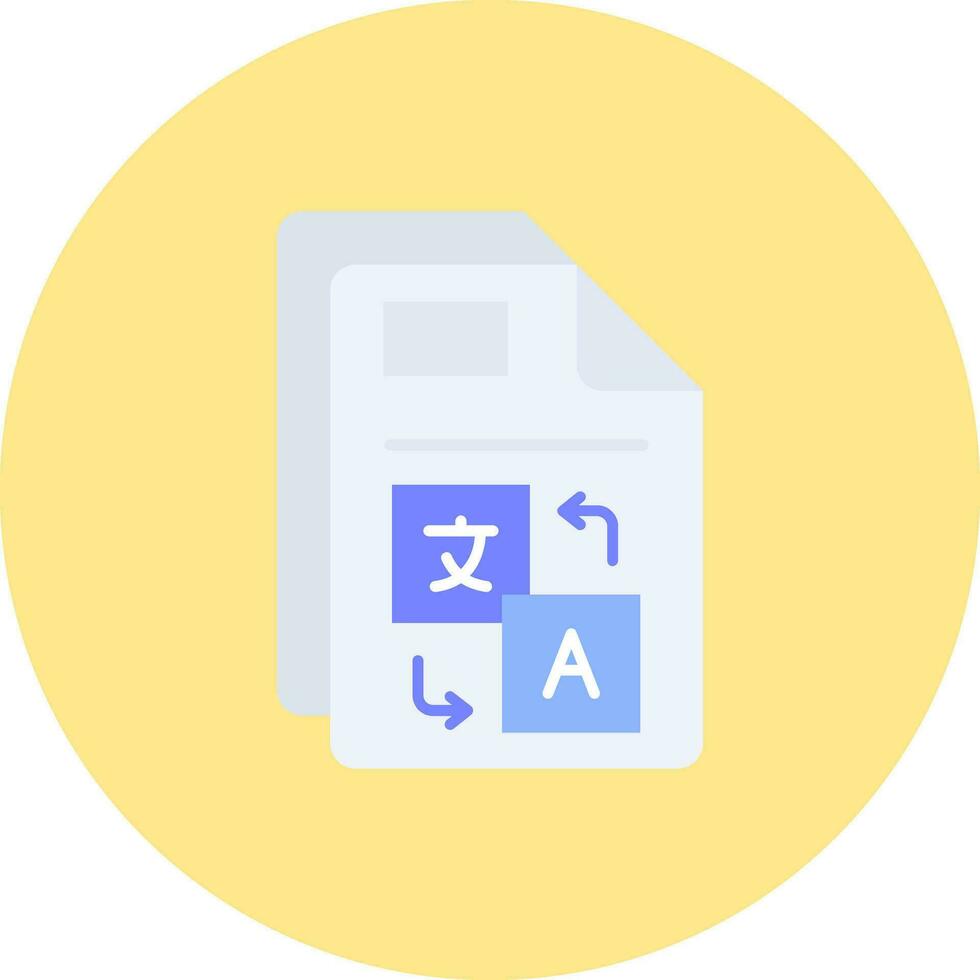 Translate Grey scale Icon vector