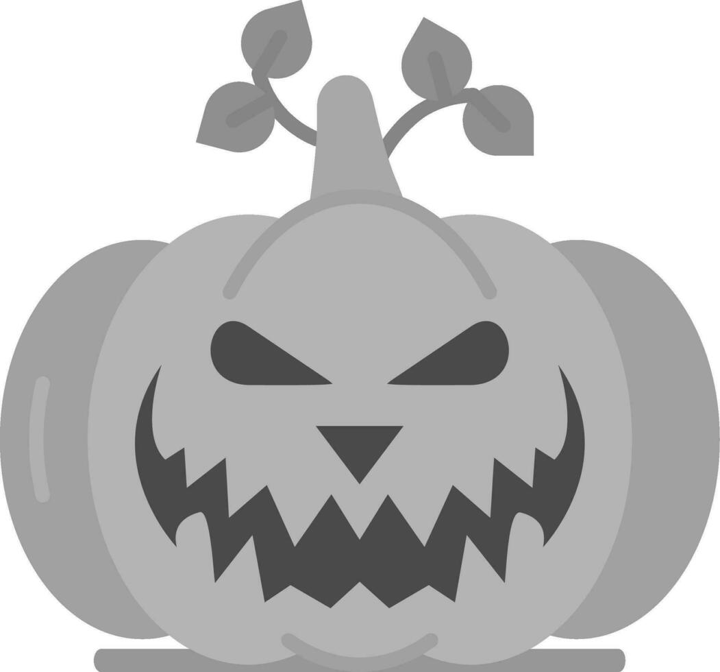 calabaza gris escala icono vector