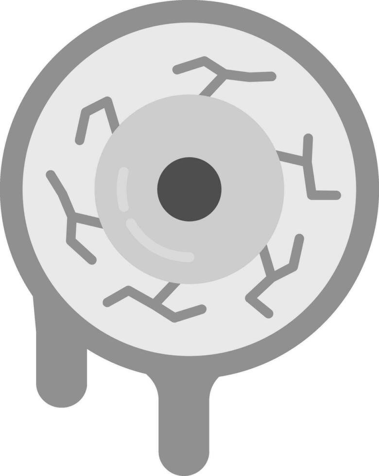 Eyes Grey scale Icon vector