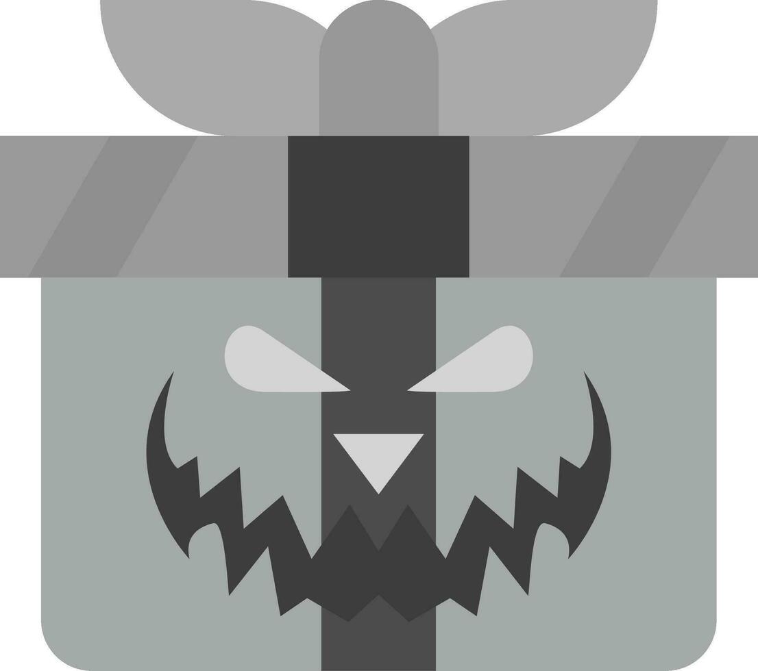 Gift Grey scale Icon vector