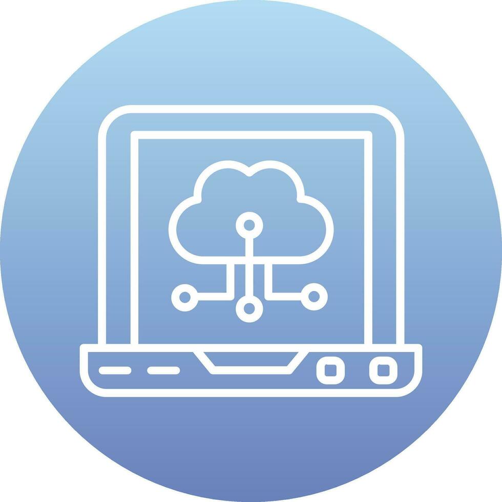 Cloud Computing Vector Icon