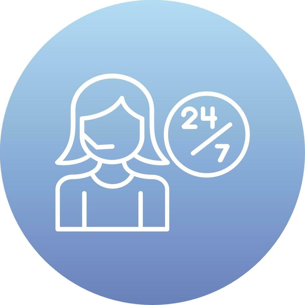 Customer Service Agent Vector Icon