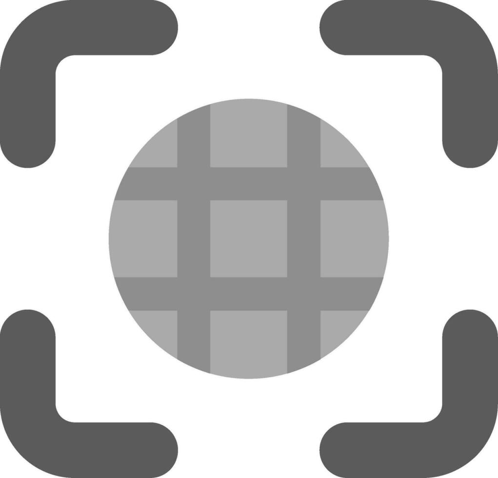 Show grid Grey scale Icon vector