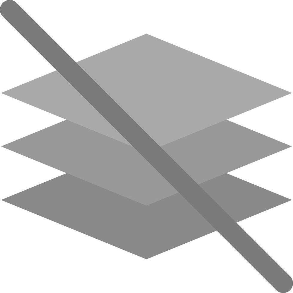 Hide layer Grey scale Icon vector