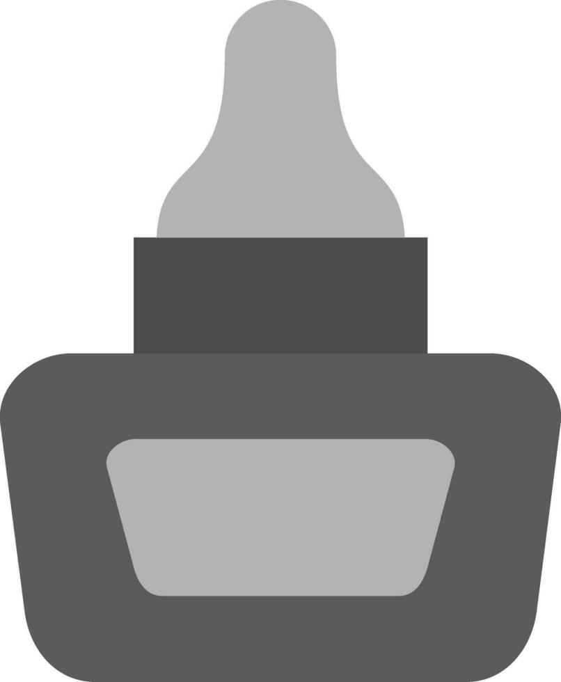 líquido pegamento gris escala icono vector