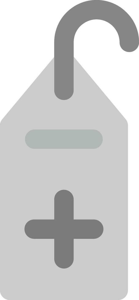 Add tag Grey scale Icon vector