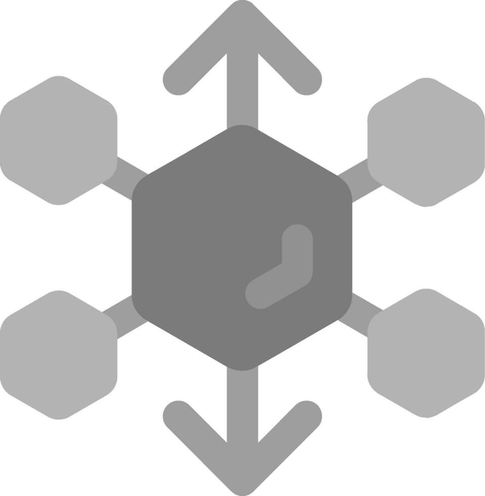 3d scale Grey scale Icon vector