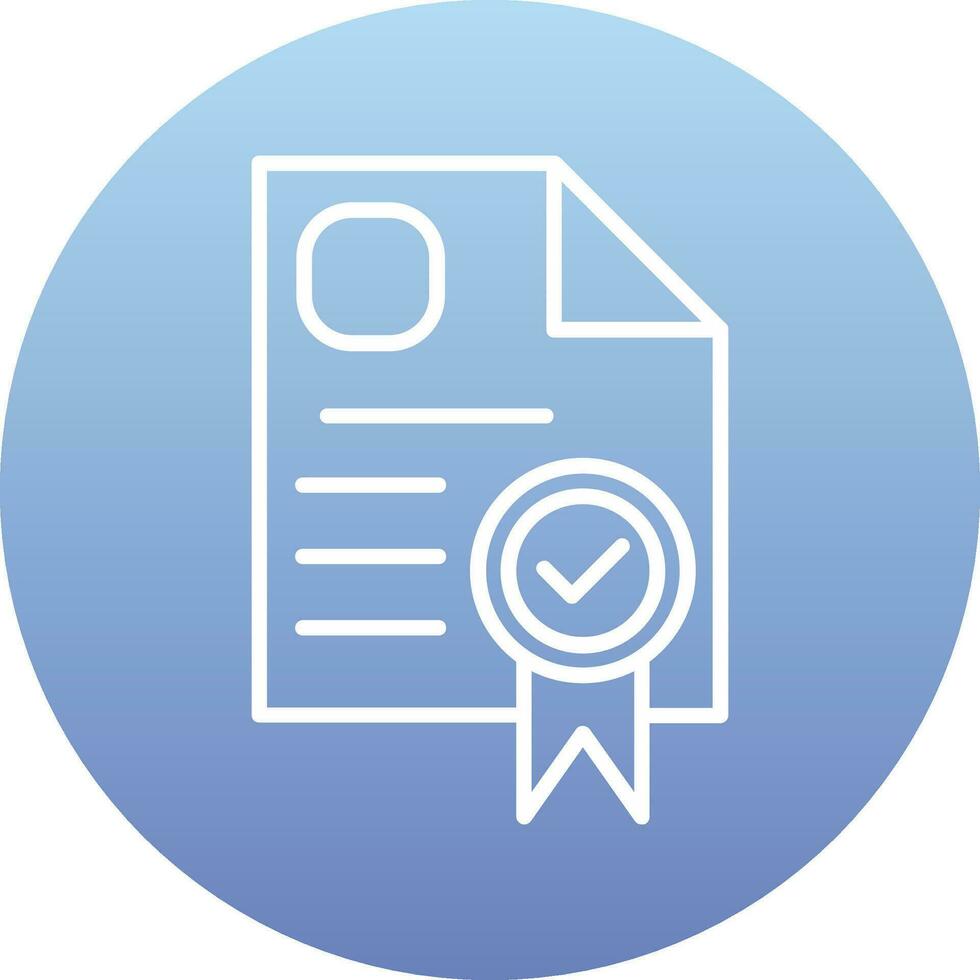 Certified Vector Icon