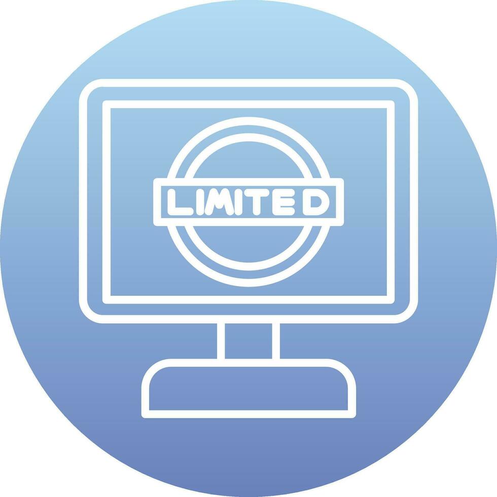 Limited Vector Icon