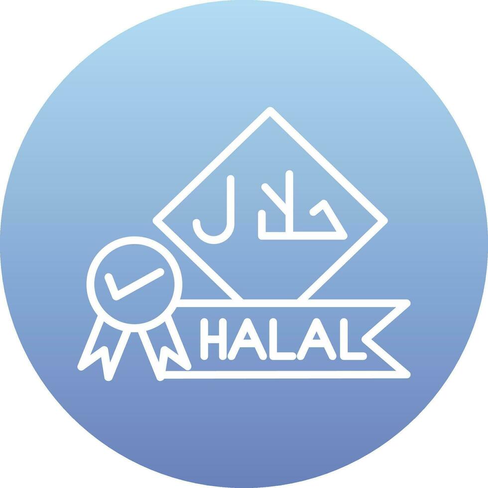 Halal Vector Icon