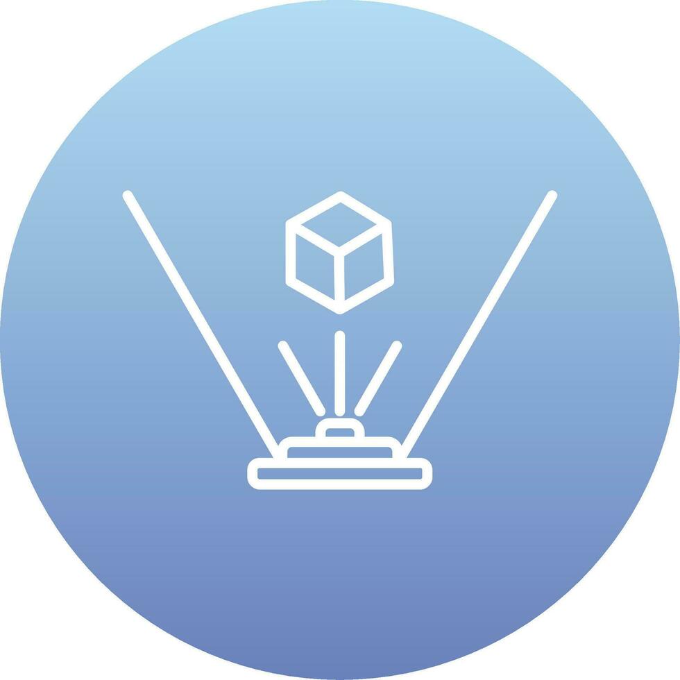 Hologram Vector Icon