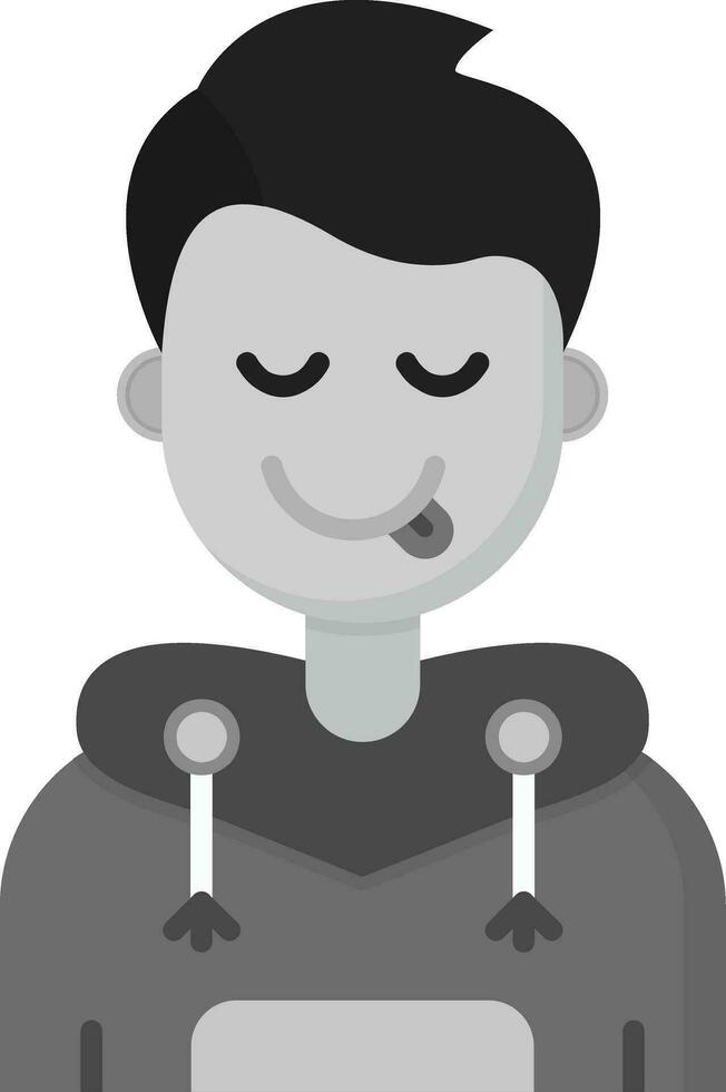 Tongue Grey scale Icon vector