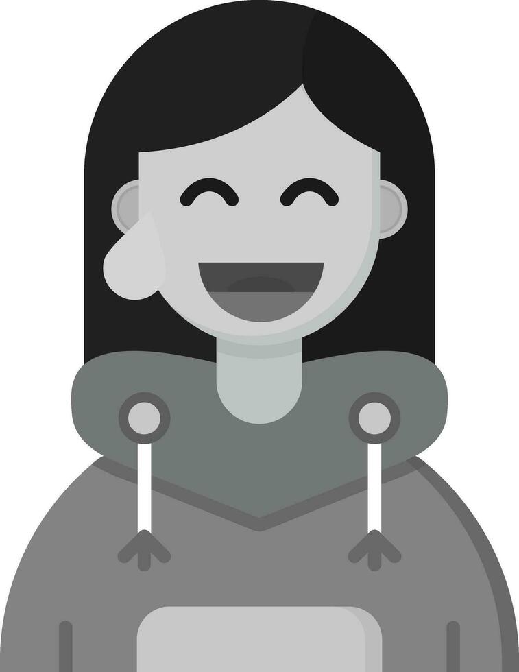Sweat Grey scale Icon vector