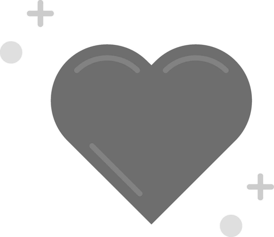 Hearts Grey scale Icon vector