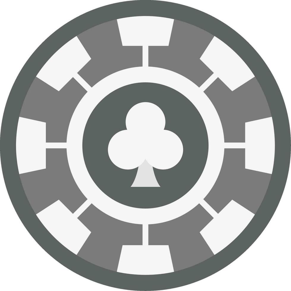 Chip Grey scale Icon vector