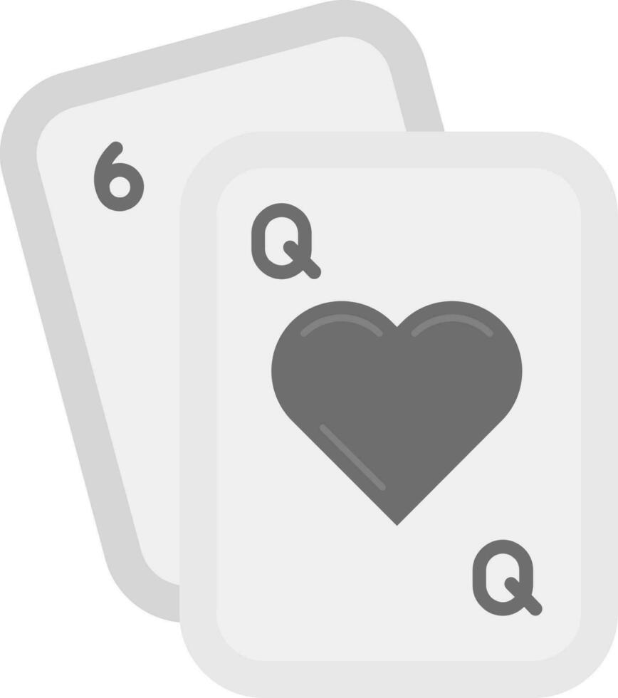 Poker Grey scale Icon vector