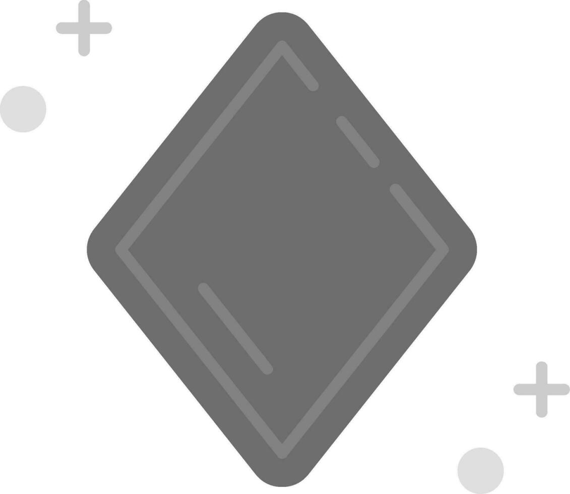 Diamonds Grey scale Icon vector