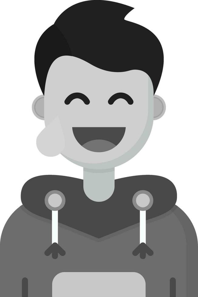 Sweat Grey scale Icon vector