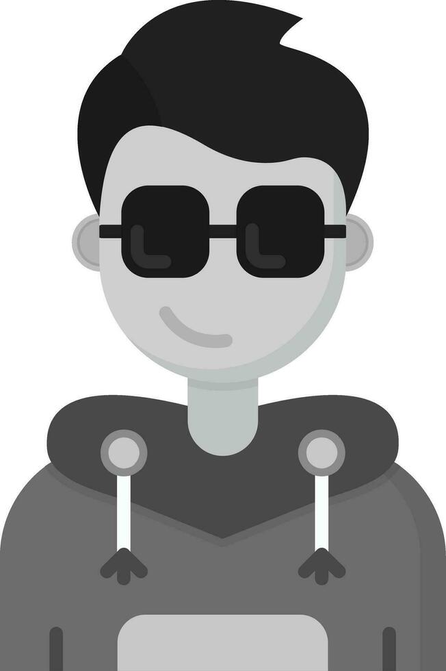 Cool Grey scale Icon vector