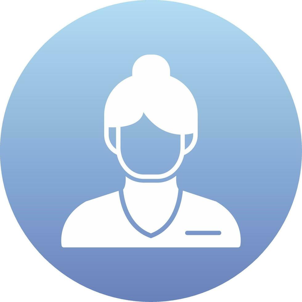 Lady Doctor Vector Icon
