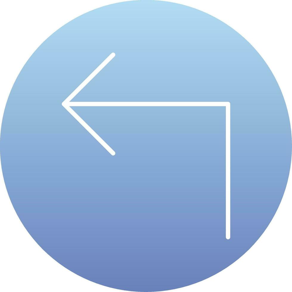Turn Vector Icon